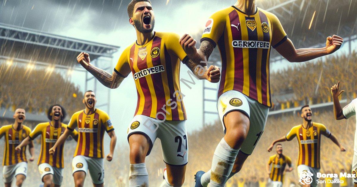 "Göztepe Deplasmanda Fırtına Gibi: Antalyaspor Engeli Aşıldı" başlıklı haber için fotorealistik, pro