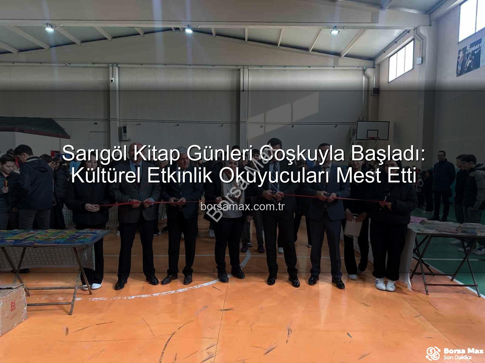 Sarıgöl Kitap Günleri - Sarıgöl Kitap Günleri Coşkuyla Başladı: Kültürel Etkinlik Okuyucuları Mest Etti