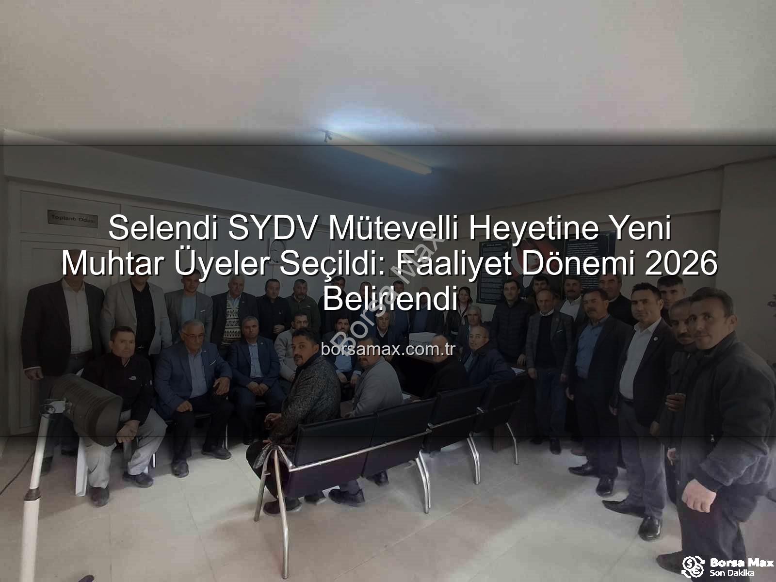 Selendi SYDV mütevelli heyeti - Selendi SYDV Mütevelli Heyetine Yeni Muhtar Üyeler Seçildi: Faaliyet Dönemi 2026 Belirlendi